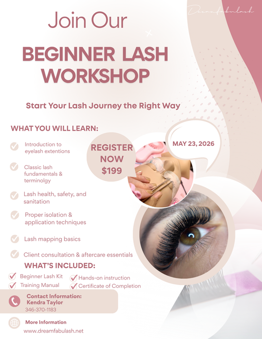 BEGINNER LASH WORKSHOP